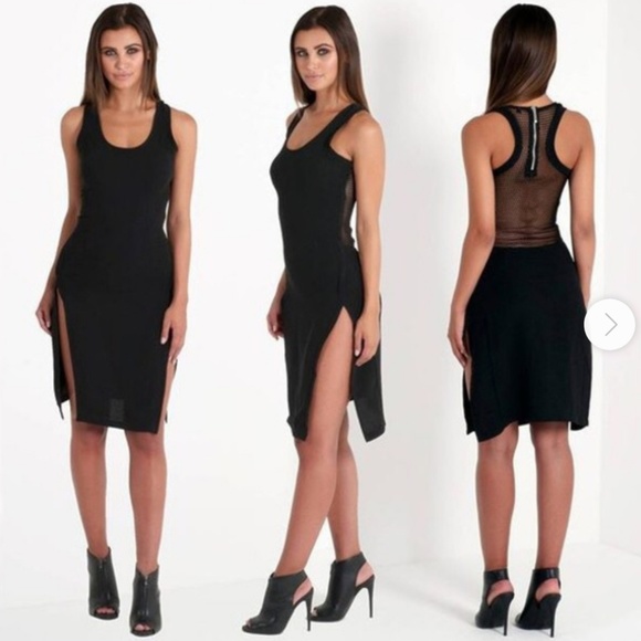 Maniére De Voir Dresses & Skirts - Mesh Racerback Manière De Voir Dress